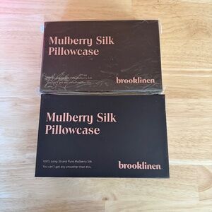 New in box Brookline Mulberry Silk Pillowcases